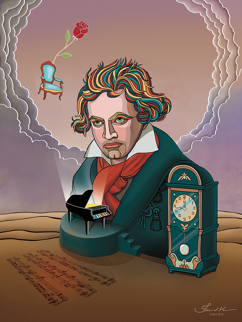 Portrait of Beethoven, Fur Elise Edition